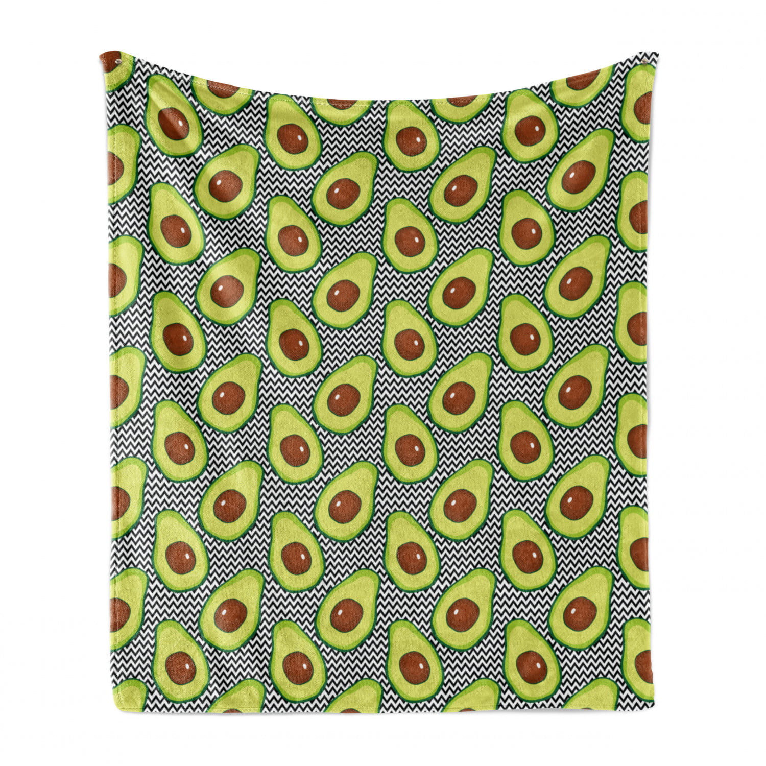 Vacu Avocado Lover Blanket Microfiber Flannel Throw Blanket Air Condition Blanket Super Soft All Season Lightweight Blanket for Bed Couch Sofa Car Office Throw 60x50