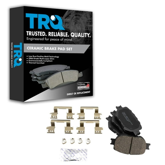 TRQ Front Premium Posi Ceramic Disc Brake Pad Set for 14-15 Lexus IS250 New BFA73492