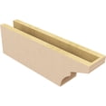 thumbnail image 5 of Ekena Millwork 4"W x 6"H x 20"L Monterey Woodgrain TimberThane Rafter Tail, Primed Tan, 5 of 6