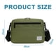 thumbnail image 5 of Bolso bandolera pequeño para hombre, para trabajo, viajes, negocios, bandolera, bolso de hombro, cartera, 5 of 5