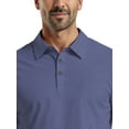 thumbnail image 4 of Ben Hogan Men's & Big Men's Performance Geometric Jacquard Short Sleeve Golf Polo Shirt, Sizes S-5XL, 4 of 7