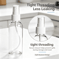 thumbnail image 6 of 6PCS Small Spray Bottle 2 Oz/50Ml, Clear Empty Spray Bottles for Cleaning, Mini Travel Items, Fine Mist Plastic Mini Travel Bottles, Small Travel Containers, Refillable Liquid Containers, 6 of 8