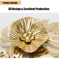 thumbnail image 2 of Metal Wall Decor Metal Wall Art Hanging Home Living Room Wall Metal Pendant Flower Home Wall Decoration, for Living Room Office Wall Decoration,A, 2 of 8