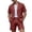 Brick Red, variant on Summer Blazer for Men 2 Piece Suits Short Sleeve Tuxedo Blazer Wedding Party Jackets and Elastic Waist Shorts Casual Outfits,Yellow S