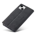 thumbnail image 4 of Elehold PU Leather Wallet Case for iPhone 14 Pro Max 6.7 inch,Ultra Slim Premium Vegan Leather+inner Soft slim TPU with Shockproof Kickstand Card Cash Slot Full Body Protection Case ,Black, 4 of 7