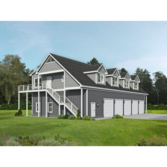 763-382: Traditional Country 6 Bed, 5 Bath Luxury Home Plan, 3204 Sq Ft: Full Blueprints with License to Build by Home Plan Marketplace - Lesuto