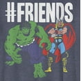 thumbnail image 2 of Boy's Marvel #Thor Hulk  Graphic Tee Navy Blue Heather Large, 2 of 3