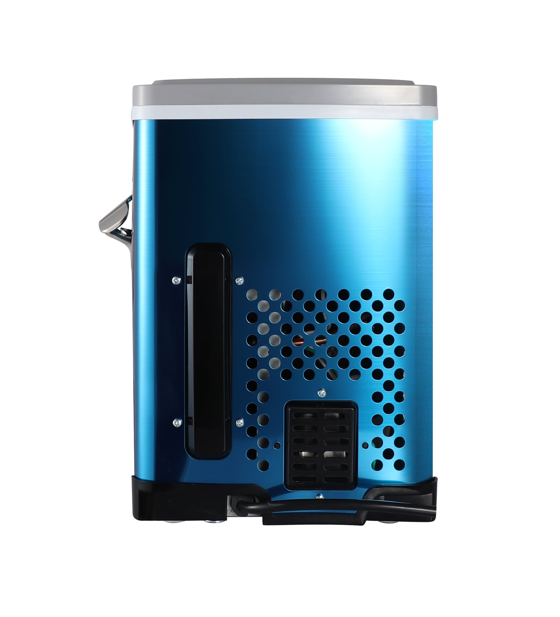 Pepsi 26 lbs. Ice Maker with Built-in Bottle Opener, Countertop Ice Machine with LED Display, Blue