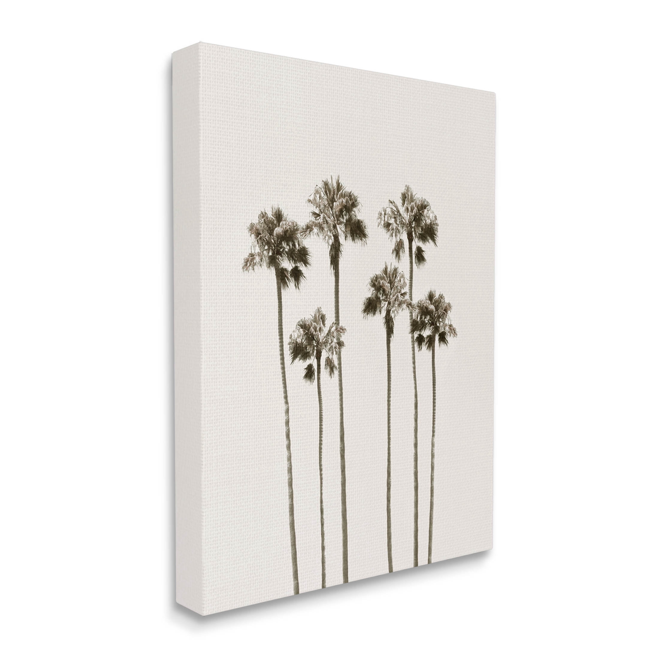 Tall Palm Trees Looming Landscape Graphic Art Gallery Wrapped Canvas Print Wall Art