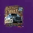 thumbnail image 2 of Wild Bobby, Ford F-150 Raptor Built Touch Offroading Hit The Dirt, Cars and Trucks, Front and Back Unisex Crewneck Graphic Sweatshirt, Purple, Small, 2 of 4