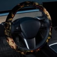 thumbnail image 2 of Bohemia 14.5 Inch Printing PVC Leather Car Wheel Cover Steering Wheel Cover Auto Accessories, 2 of 6