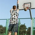 thumbnail image 5 of Naloa Cool Camera Basketball Jersey Reversible Men's Mesh Athletic Sports Shirts Training Practice S-4XLX-Large, 5 of 6