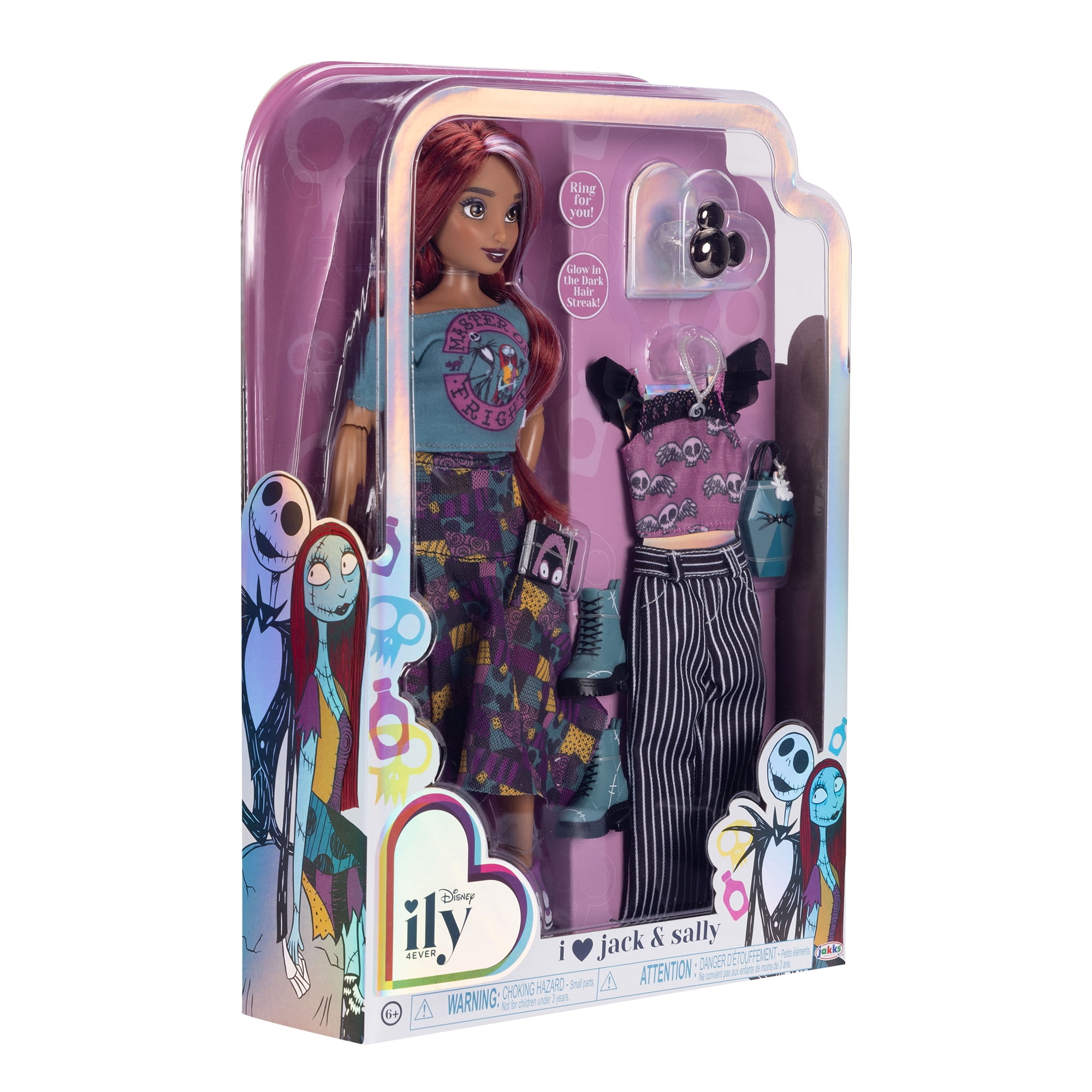 Disney Ily 4EVER I Love Jack & Sally 12 inch Fashion Forward Doll with 2 Gorgeous Fashion Outfits