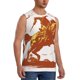 thumbnail image 2 of Balery Vintage Cowboy On A Bronco Horse Camisetas sin mangas para hombre, absorbe la humedad y protege contra el mal olor.-3X-Large, 2 of 7