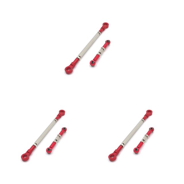 Sidaley 1 Juego de varillaje de dirección RC, estructura mejorada resistente, varillas de enlace de coche, piezas de modificación de Type1 NO1