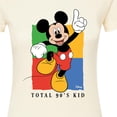thumbnail image 3 of Disney - Total 90s Kid  - Juniors Fitted Graphic T-Shirt, 3 of 5
