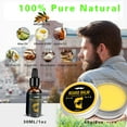 thumbnail image 3 of Men's beard grooming set, beard care set, growth solution, shampoo, electric clipper, double-sided comb, beard brush shampoo, styling board roller, apron, Valentine's Day, Father's Day gift, 3 of 5