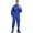 Blue, variant on Men Long Sleeve Hooded Dustproof Mechanic Uniform Workshop Auto Workwear Work Jumpsuit Coverall A Navy Blue XL/175