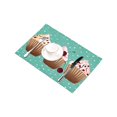thumbnail image 3 of MKHERT Sweet Cupcakes Desserts with Polka Dots Placemats Table Mats for Dining Room Kitchen Table Decoration 12x18 inch,Set of 4, 3 of 4