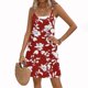thumbnail image 4 of Falda Midi de Cintura Elástica Alta de la Mujer Falda de Pantalones Cortos Deportivos Elegantes de Tenis de Cintura Alta de San Patricio, 4 of 7