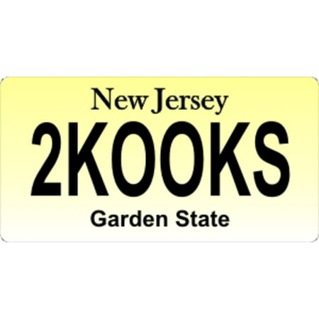 Design It Yourself New Jersey State Bicycle Plate. Free Personalization on (Best Bike Jersey Design)