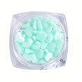 thumbnail image 2 of Joernso 40Pcs/Box Nail Heart Ornament Flat Back 3D Effect Mini White Pink Heart Nail Art Decorations Charms for Manicure, 2 of 8