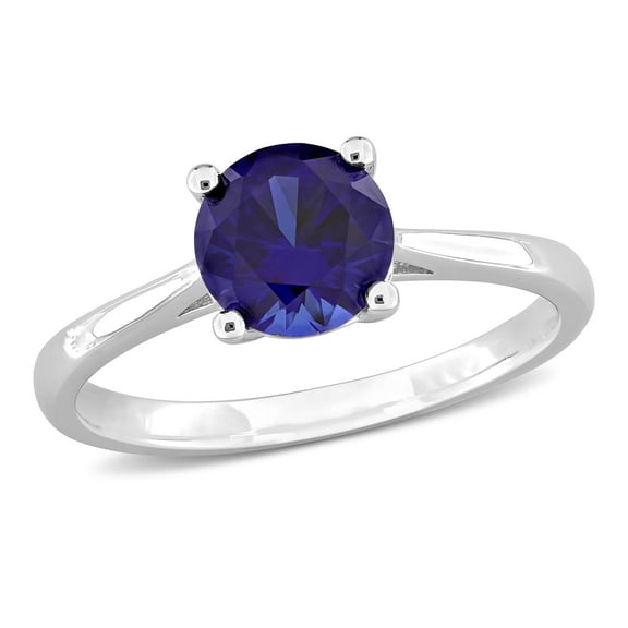 Everly Women's Created Sapphire Sterling Silver Ring