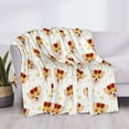 thumbnail image 3 of Yiaed Funny Corgi Print Blanket Throw Blanket Soft Cozy Flannel Blanket for Home Bed Sofa Couch Chair-60"x50", 3 of 6