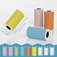 thumbnail image 3 of NefLaca 9 Rolls Colorful Stickers Fit for Mini Printer, Pocket Bluetooth Thermal Printer, 3 of 4