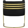 thumbnail image 7 of Meridian Furniture Rays Black Velvet Upholstered Accent Chair, 7 of 7