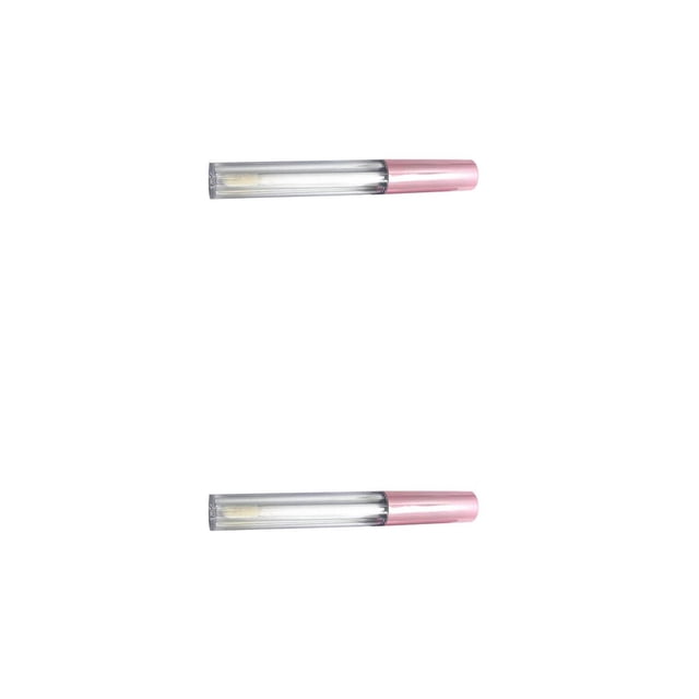 Jumpingount Tubo de brillo de labios de plástico DIY creativo fino largo 2,5 ML contenedor de brillo de labios Sub botella para compras de Tipo 1 2piezas