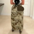 thumbnail image 4 of Youmylove Women Fashion Camo Cargo Long Skirt High Split Button Ripped Hem Camouflage Mini Skirts With Pockets Casual Versatile Beach Trendy, 4 of 9