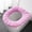 Pink, variant on Euaioeiu Soft Toilet Seat Cover Cushion, Non-Slip Elastic Stretchable Universal Fit, Warm Comfort Washable Fabric, Waterproof Bathroom Accessories for Home, Apartment, RV