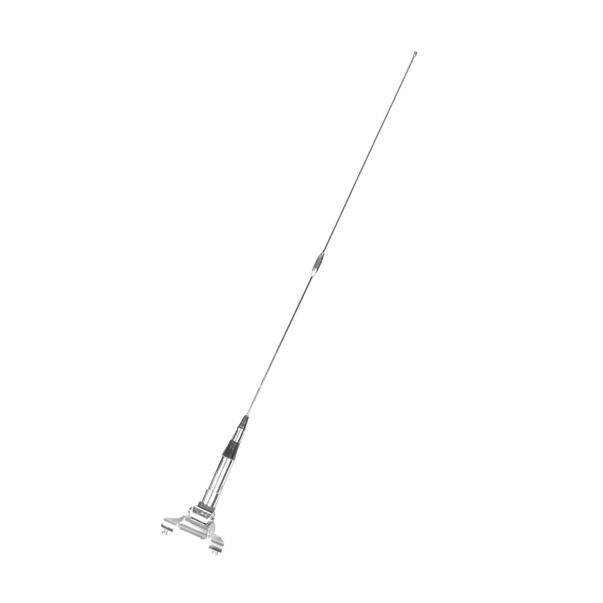 Unique Bargains Car Truck Adjustable Angle Decorative Dummy Antenna Silver Tone 23.5"