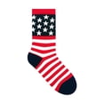 thumbnail image 3 of Women's Crew American USA Socks 2 Pairs Set Pack w/ Gift Bag | Colorful, Light, Comfortable | Made in Korea, 3 of 5