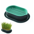 thumbnail image 1 of TFixol Hydroponic Cat Grass Growing Kit with Dual-Layer Design for Indoor Pets - No Seeds Included, Durable ABS Plastic, Easy Maintenance, and Stylish Home Decor, 1 of 6
