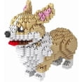 thumbnail image 1 of Pembroke Welsh Corgi Dog. Figure to assemble with Nanoblocks. 950 pieces., 1 of 4