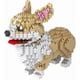 thumbnail image 1 of Pembroke Welsh Corgi Dog. Figure to assemble with Nanoblocks. 950 pieces., 1 of 4