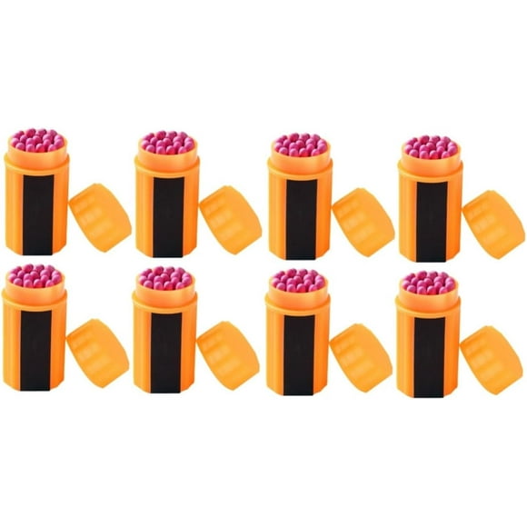 ZOUSSIQI 8 Sets Emergency Windproof Matches Lighter Waterproof Matches Wood Matches Emergency Match Emergency Outdoor Match Camping Accessory Wood Outdoor Match Candle Match Orange Wooden CA919-31720