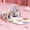 Pink, variant on Dearlomum Baby Play Mat Gym with Piano 5 Sensory Toys 2 Soft Rattles Activity Tummy Developmental Playmat