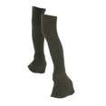thumbnail image 1 of Calentadores de piernas de para patinaje, calcetines largos y suaves de tejido térmico, calcetines sin pies para patinaje, ideales para deportes verde oscuro, 1 of 8