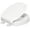 White, variant on 25876-0 Hyten 3" Height, Elevated Soft Close Round Toilet Seat, Contoured Seat with Grip-Tight Bumpers, Quick-Attach Hardware, White