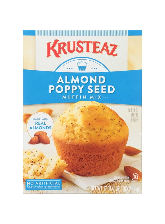 Krusteaz Almond Poppy Seed Muffin Mix 17 OZ Box