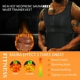 thumbnail image 3 of COMFREE Waist Trainer for Men Hot Neoprene Fat Burning Tummy Control Corset Body Shaper Sauna Sweat Weight Loss Abdomen Workout Vest Tank Top Compression Shirt, 3 of 7