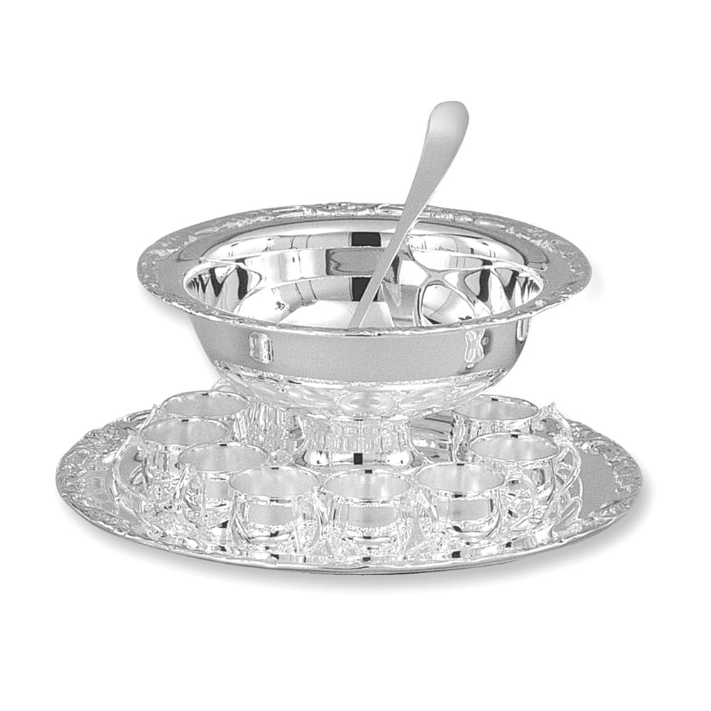 FB Jewels Silverplated 13piece Punch Bowl Set