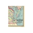 thumbnail image 2 of Historical Civil War Map - United States Eastern Approaches Military Posts Forts - Monk 1861, 2 of 4