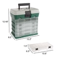 thumbnail image 2 of Wakeman Plastic 4-Drawer Tackle Box Organizer for Fishing and Crafts, Green, 2 of 8