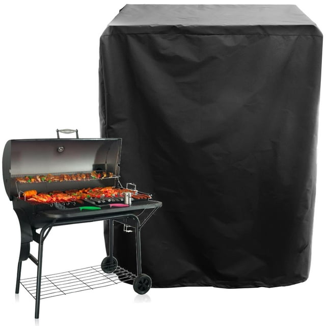 BUTORY Grill Cover 210D Oxford Cloth Waterproof Barbecue Cover with
