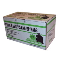 Primrose Plastics 39125 Lawn & Leaf Bag, Black, 39 Gallon