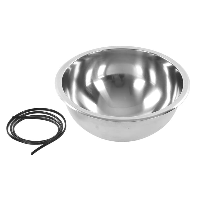 RV Circle Sink, Rustproof Stain Resistant 340mm Diameter RV Sink Basin For Yacht Kitchen For Hand Sundry Washing